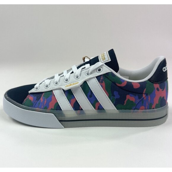 Adidas Daily 3.0 Mens Camo Canvas Low Skateboarding Shoes Sneakers GY2421 - Picture 6 of 10